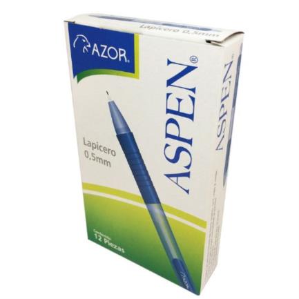 Lapicero Azor Aspen Colores Surtidos Con 12