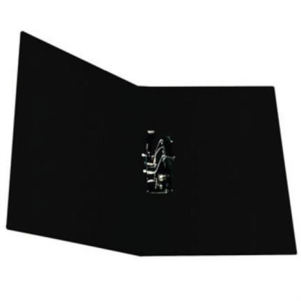 Carpeta Pressboard Kyma C/Palanca Tamaño Carta Negro