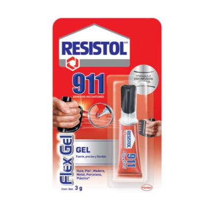 Pegamento Resistol 911 Super Gel 3 Gr
