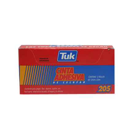 Cinta Tuk transparente 205 12X33 C/12