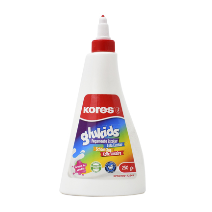 PEGAMENTO LIQUIDO KORES BLANCO GLUKIDS 250GRS