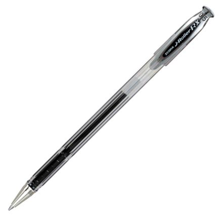 Bolígrafo Zebra J Roller Rx Punto Fino 0.5mm Tinta Gel Color Negro C/6 PZAS