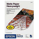 Papel Epson 8.5"X11" carta mate heavyweight dpi C/50