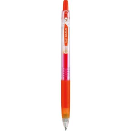 Bolígrafo Pilot PopLol Gel Color Rojo C/12 Pzas