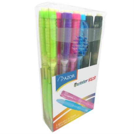 Lapicero Azor Twister Kolor Colores Surtidos C/12