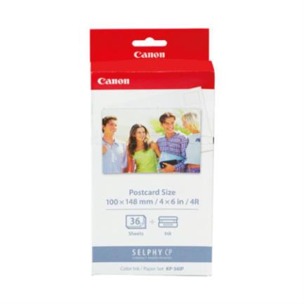 Papel Tinta Canon KP-36IP 4X6 CP400 36 Hojas