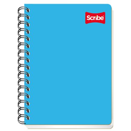 Cuaderno Scribe Frances Clasico Blanco 100 Hjs Doble Espiral
