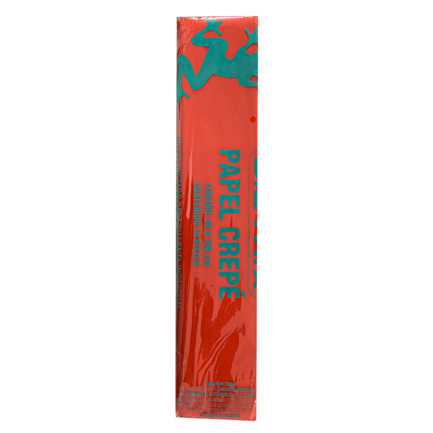 Papel Crepe Dietrix 50X200Cms Rojo Paquete Con 10 Hojas