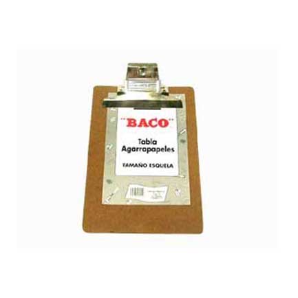 Tabla Baco clip fibracel esquela broche opresor placa