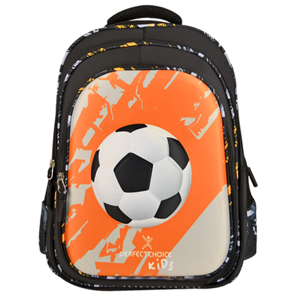 Mochila Perfect Choice Escolar Para Niños Azul Explorer Figura de Balón