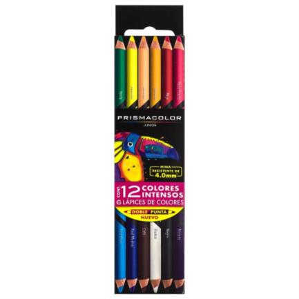 Colores PrismaColor Junior Doble Punta 6x12 Multicolor