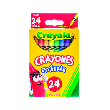 Crayones Crayola Estándar con 24 piezas