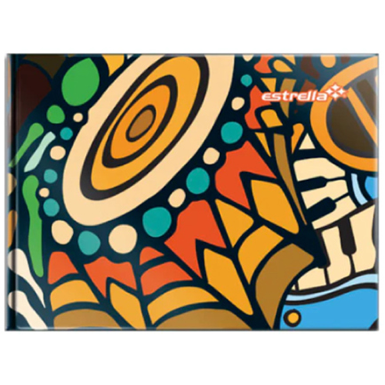 Libreta 1/4 Estrella pasta dura forma italiana raya c/indice 144 hojas