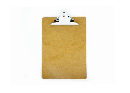 Tabla Rihan agarrapapel fibracel tamaño carta
