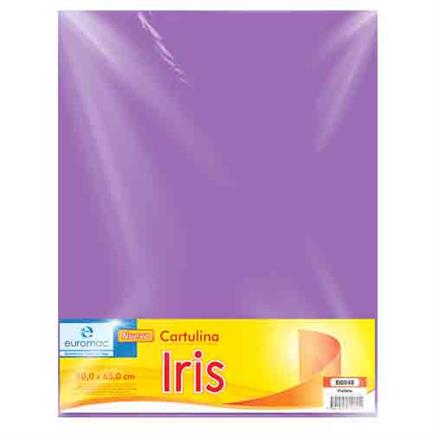 Cartulina Euromac iris violeta 50X65CM C/10