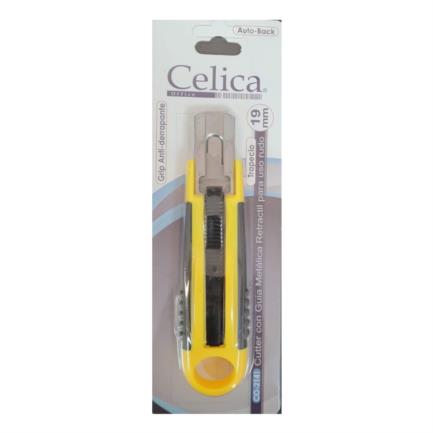 Cutter Celica Retráctil de Metal Uso Rudo de 19mm