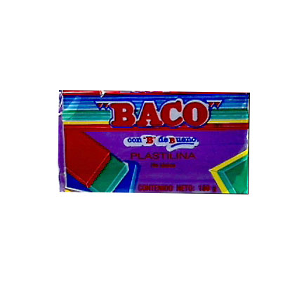 Plastilina baco marqueta 180GR violeta No.63