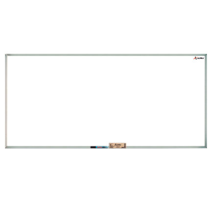 Pintarron Alfra metalico escolar  blando porcelanizado 120X240