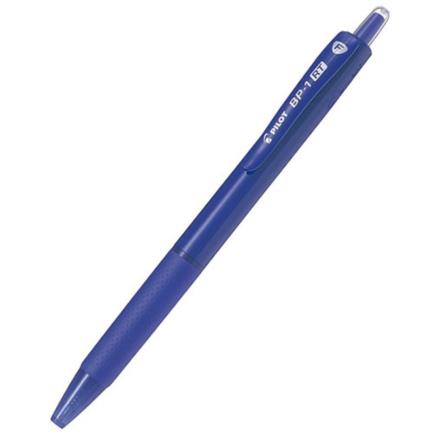 Bolígrafo Pilot BP-1 RT Fino Retráctil Color Azul C/12 Pzas