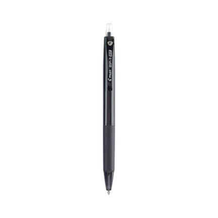 Bolígrafo Pilot BP-1 RT Fino Retráctil Color Negro C/12 Pzas