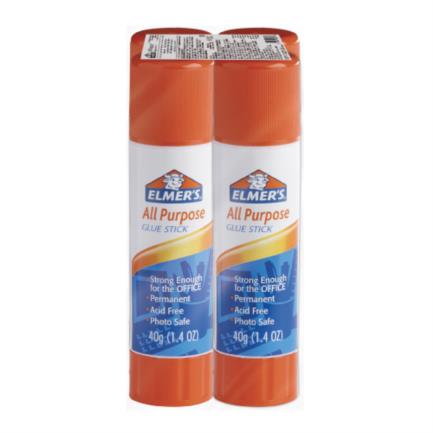 Lápiz Adhesivo Elmers All Purpose 40gr C/4 Pzas