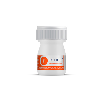 Pintura Acrilica Politec Blanco de Titaneo 20ml No 301 caja c/12 piezas