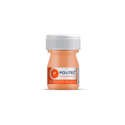 Pintura Acrilica Politec Durazno 20 ml No 331 caja c/12 piezas