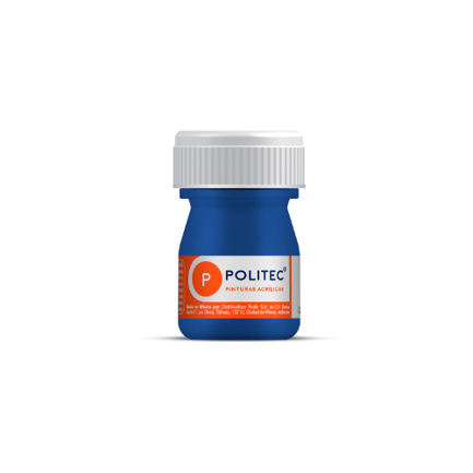 Pintura Acrilica Politec Azul Cobalto 20 ml No 310 caja c/12 piezas