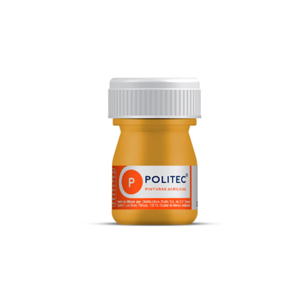 Pintura Acrilica Politec Ocre 20 ml No 303 caja c/12 piezas