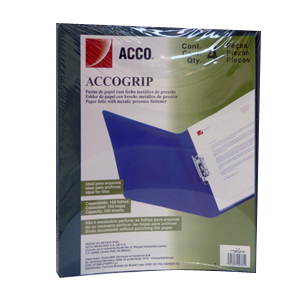 CARPETA ACCO GRIP NP 4781 CARTA VERDE OBSCURO C/4