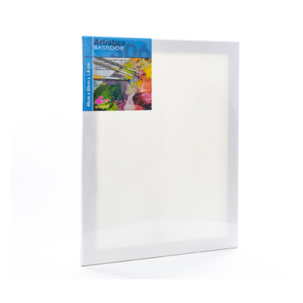 Bastidor Artístico T-306 Rodin de 40x50cm Algodón Blanco para Oleo o Acrílico