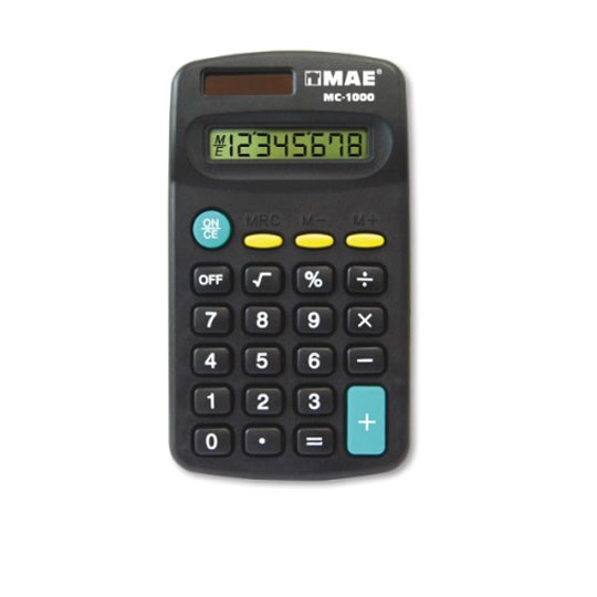 Calculadora De Bolsillo 8 Digitos Mae 1