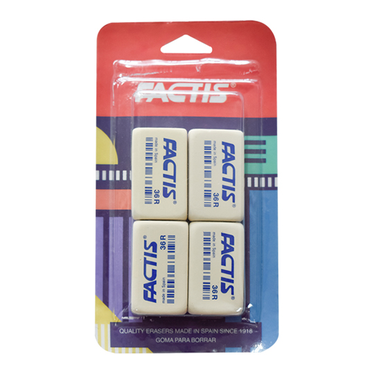 Goma Factis 36Rb Forma Rectangular Color