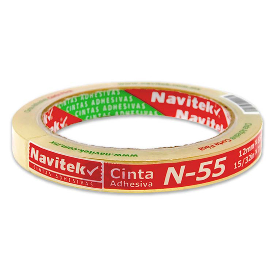 Cinta Corte Fácil N55 Navitek Transparente 12 Mm X 65 M Uso Escolar/Oficina
