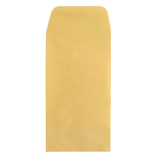 Sobre coin No. 5 manila engomado Fortec caja con 100 piezas