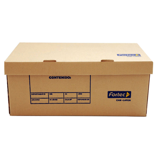 Caja De Archivo De Cartón Fortec Oficio