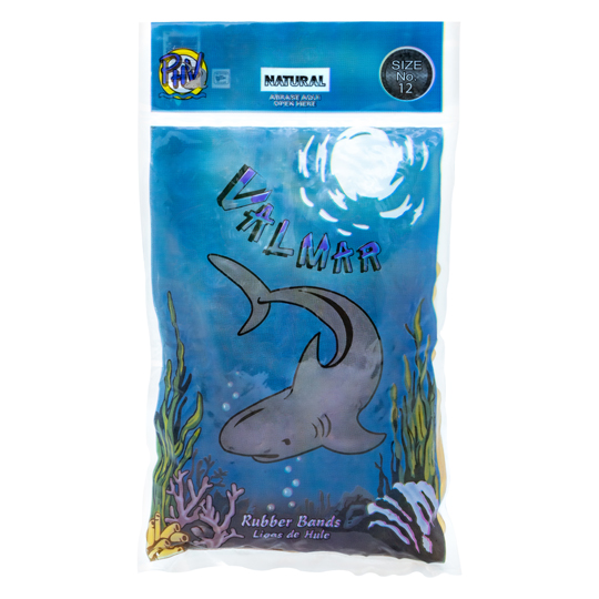 Ligas de hule natural no.12.