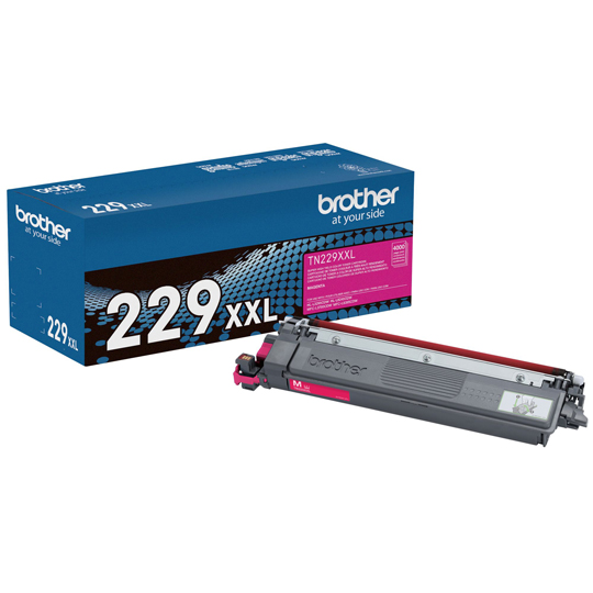 TONER BROTHER DE SUPER ALTO RENDIMIENTO, MAGENTA, 4500 PAGINAS, TN229XXLBK