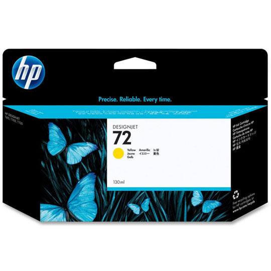 CARTUCHO DE TINTA AMARILLA HP 72. 130 ML HP 72 130ML YELLOW INK CARTRIDGE