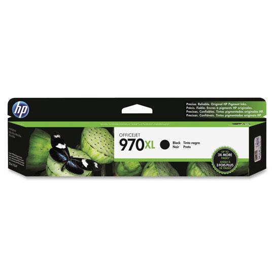 Cartucho de tinta negra HP 970xl.