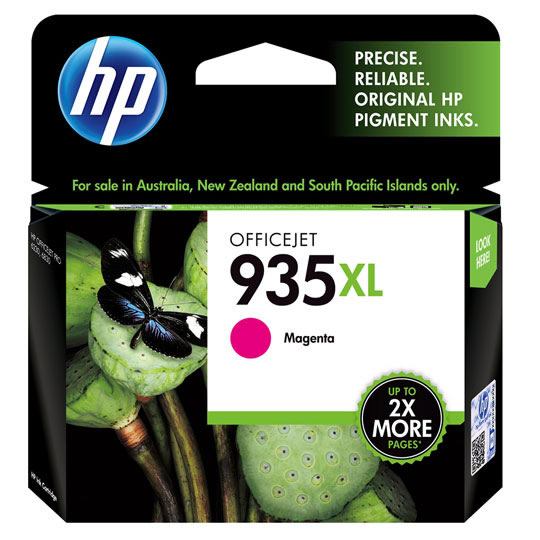 Cartucho de tinta magenta HP 935xl.
