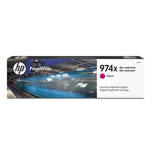 Cartucho pagewide HP 974x magenta.