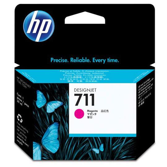 HP 711 de 29 Ml Cartucho de Tinta Magenta para HP Designjet T120 y HP Designjet