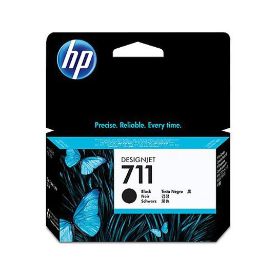 HP 711 de 38 Ml Cartucho de Tinta Negra para HP Designjet T120 y HP Designjet T