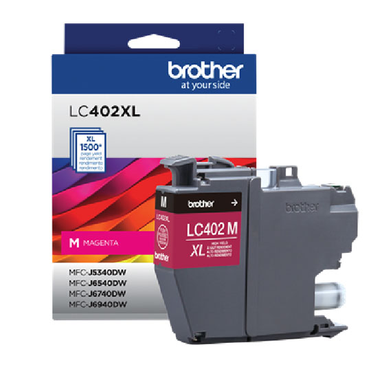 Cartucho Brother de Tinta Magenta LC402XLM