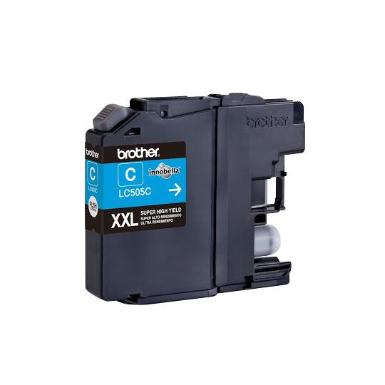 Cartucho brother tinta cian LC505C.