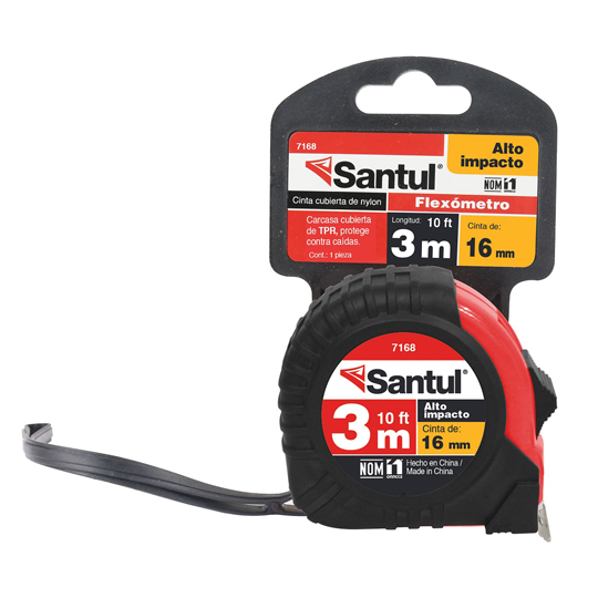 Cinta métrica santul de 3 M.