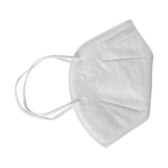 Cubrebocas KN95 color blanco paquete con50 pzas