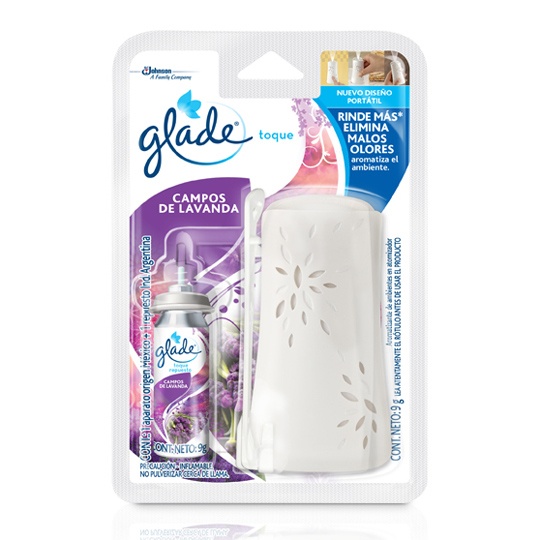 Aparato aromatizante Glade toque con repuesto 