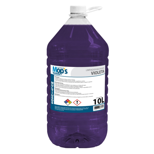Limpiador multiusos Super mops violeta 10 Lt.